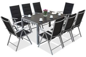 Polywood Verona aluminijski vrtni set za 8 osoba Garden Point