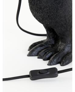 Crna stolna lampa (visina 34 cm) Penguin - Light & Living