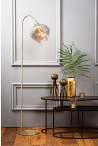Podna lampa zlatne boje (visina 160 cm) Rakel - Light & Living