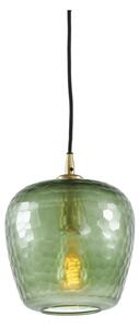 Zelena stropna svjetiljka sa staklenim sjenilom ø 17 cm Danita - Light & Living