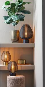 Stolna lampa brončane boje (visina 34 cm) Suneko - Light & Living