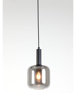Siva stropna svjetiljka sa staklenim sjenilom ø 16 cm Lekar - Light & Living