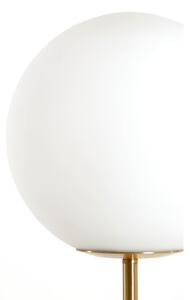 Podna lampa u bijelo-zlatnoj boji (visina 156 cm) Medina - Light & Living