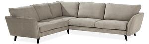 Kutna garnitura Catmori 101, Beige, Crna, 80x297x257cm