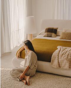 Bež tapecirani bračni krevet 160x200 cm Martina – Kave Home