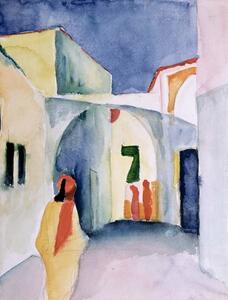 Reprodukcija A Glance Down an Alley, August Macke