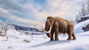 Ilustracija Mammoth, illustration, LEONELLO CALVETTI/SCIENCE PHOTO LIBRARY