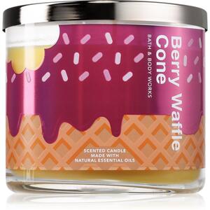 Bath & Body Works Berry Waffle Cone mirisna svijeća 411 g