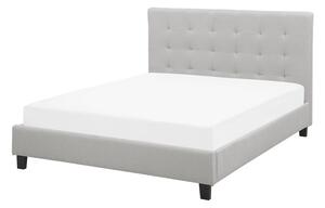 Zondo Bračni krevet 140 cm ROLLA (s podnicom) (svijetlo siva). 1007494