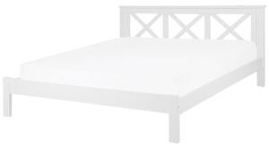 Zondo Bračni krevet 180 cm Taylor (bijela) (s podnicom). 1076050