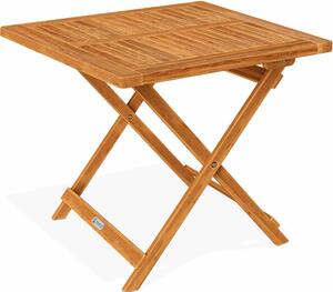 Sklopivi vrtni stol od masivnog drva akacije - 70 x 70 cm