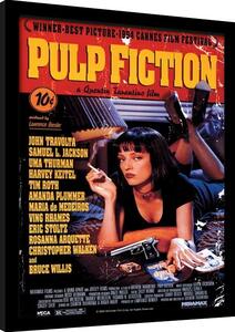 Uokvireni poster Pulp Fiction - Uma On Bed