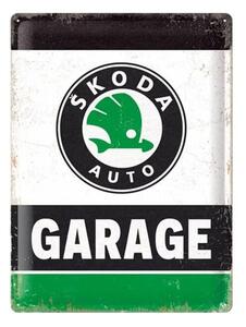 Metalni znak Škoda - Garage