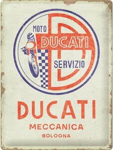 Metalni znak Ducati - Moto Servizio Meccanica