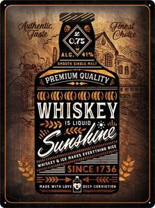 Metalni znak Whiskey Sunshine