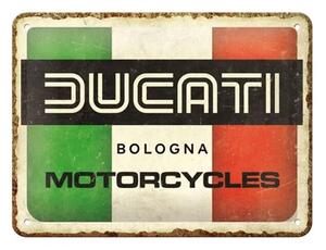 Metalni znak Ducati - Italy Giugiaro Logo