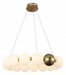LED viseća svjetiljka 27W bakrena+bijela