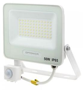 LED REFLEKTOR 10W-50W IP65 BIJELI SA SENZOROM - 4000K - 10W