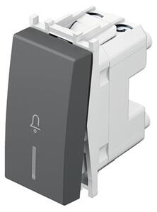 TIPKALO ZA ZVONO 16A 250V~ 1M SB IN 01 crni indikator