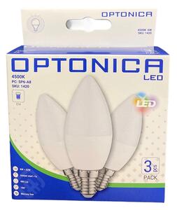 LED ŽARULJA E14 C37 6W 3kom - Neutralno bijela