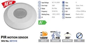 PIR SENZOR POKRETA IP20 360°