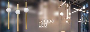 Stropna viseća svjetiljka duga LED zlatno bijelo APP475-CP