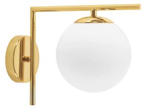 Zidna svjetiljka Staklena kugla Zlatna APP674-1W