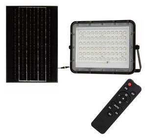 LED Vanjski solarni reflektor LED/15W/3,2V IP65 6400K crna + DU