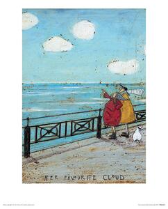 Sam Toft - Her Favourite Cloud Reprodukcija umjetnosti, (30 x 40 cm)