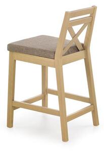 Polubarska stolica Houston 315Sonoma hrast, 83x41x48cm, Tkanina, Drvene, Drvo