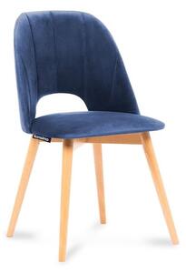 Blagovaonska stolica TINO 86x48 cm tamno plava/bukva