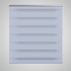 VidaXL Rolo bijele zavjese sa zebrastim linijama 50 x 100 cm