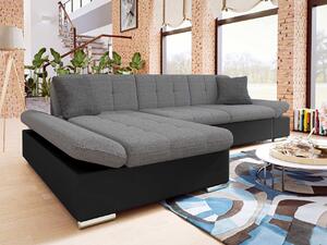Kutna garnitura s funkcijom spavanja Raphael (L) (ekokoža Soft 011 + Lux 06 + Lux 5)