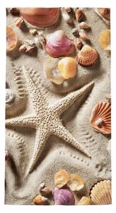 Brzosušeći plažni ručnik OCEAN SAND šareni 70 x 140 cm, 100% mikrovlakana