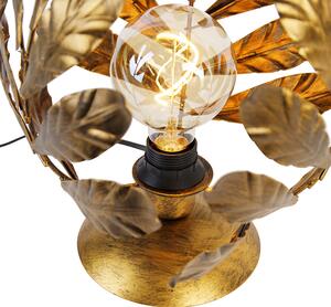 Vintage stolna lampa antikno zlato 30 cm - lipa