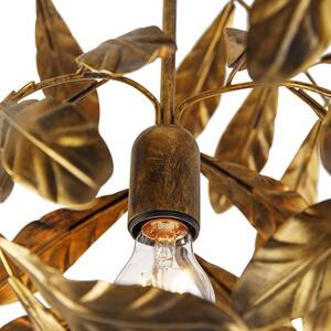 Vintage stropna lampa antikno zlato 45 cm - Lipa