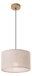 Luster na sajli ANTONIO 1xE27/60W/230V, hrast