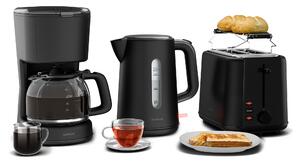 Klarstein Velaire set za doručak | toster, kuhalo za vodu i aparat za kavu | 800 W | 10 šalica | 1,7 L
