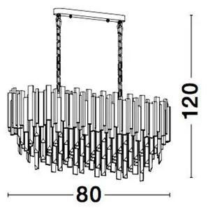 GRANE VISILICA E14 IP20/ZLATNA NL9050130