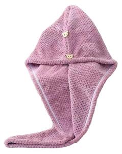 Turban za kosu HAIRNEST od mikrovlakana, ružičasti
