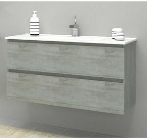 Kupaonski ormarić ispod umivaonika Aqua (Boja: Boja betona, D x Š x V: 46 x 99 x 55,5 cm)