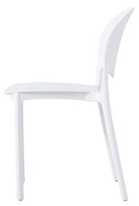 Bijela plastična stolica LUMA