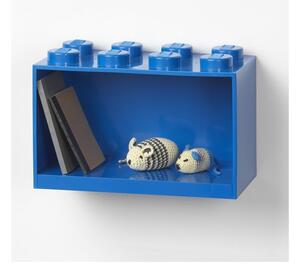 Dječja plava zidna polica LEGO® Brick 8