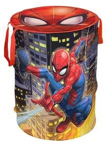 Tekstilna košara za odlaganje s poklopcem Domopak Spiderman, visina 50 cm