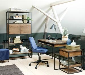 Plava radna stolica Unique Furniture Milton