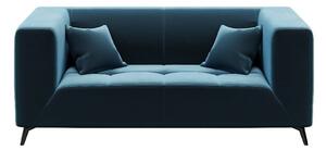 Plavi baršunasti kauč MESONICA Toro, 187 cm