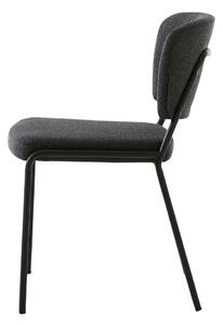 Crna blagovaonska stolica Unique Furniture Brantford