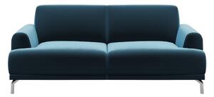 Plavi baršunasti kauč MESONICA Puzo, 170 cm