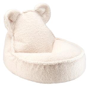 Krem vreća za bebe od bouclé tkanine Bear – Wigiwama