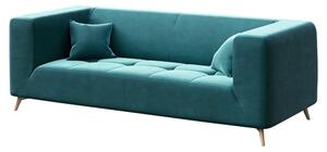 Tirkizno plava sofa MESONICA Toro, 217 cm